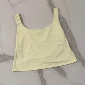 Fabletics Oasis Twist Built In Bra Tank Women's 1X Light Pear Workout Athleisure